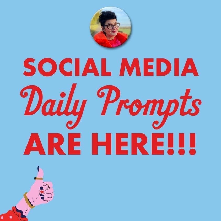 social media prompts captions self love success club