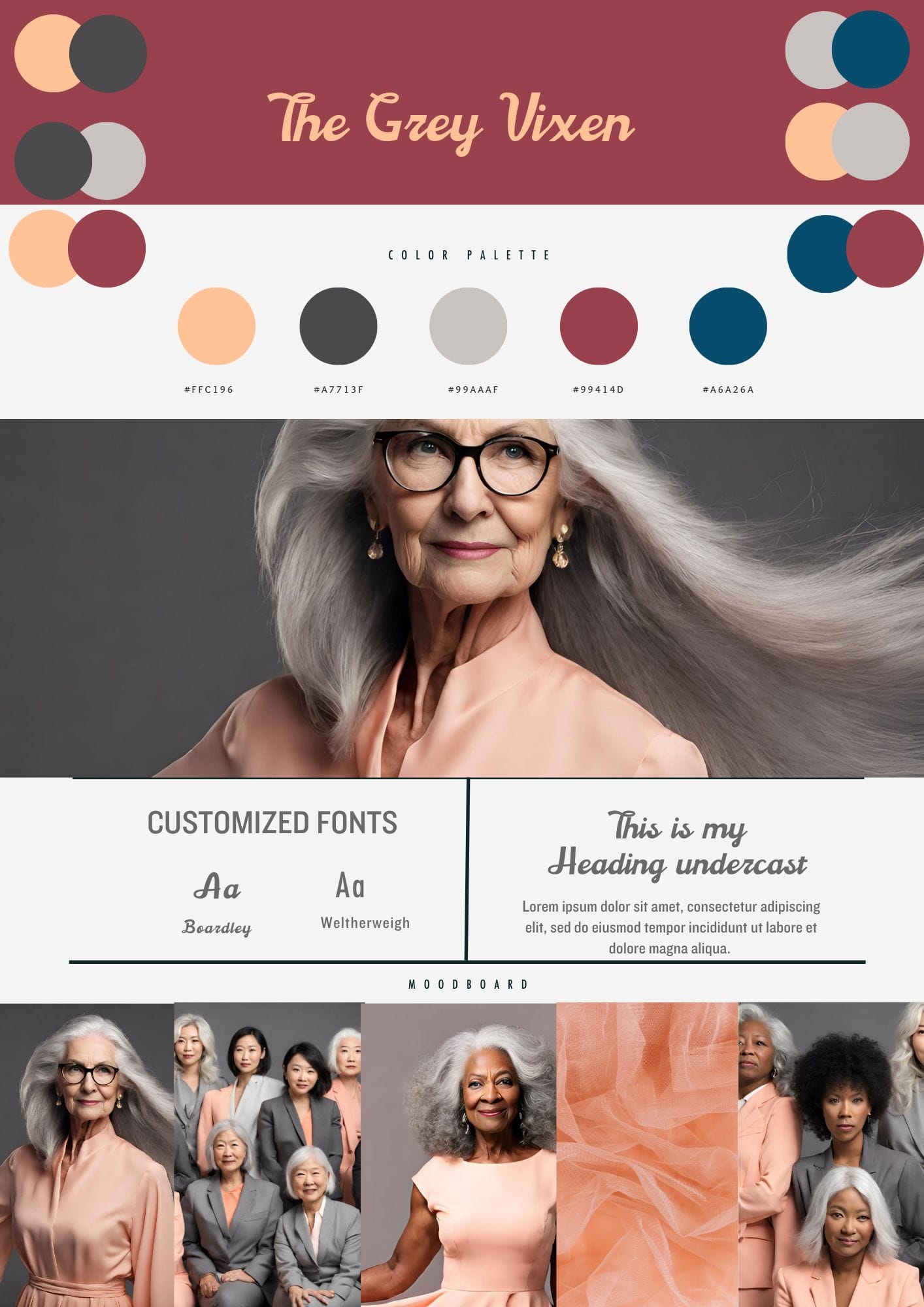 Pantone Color of the Year 2024 Grey Vixen