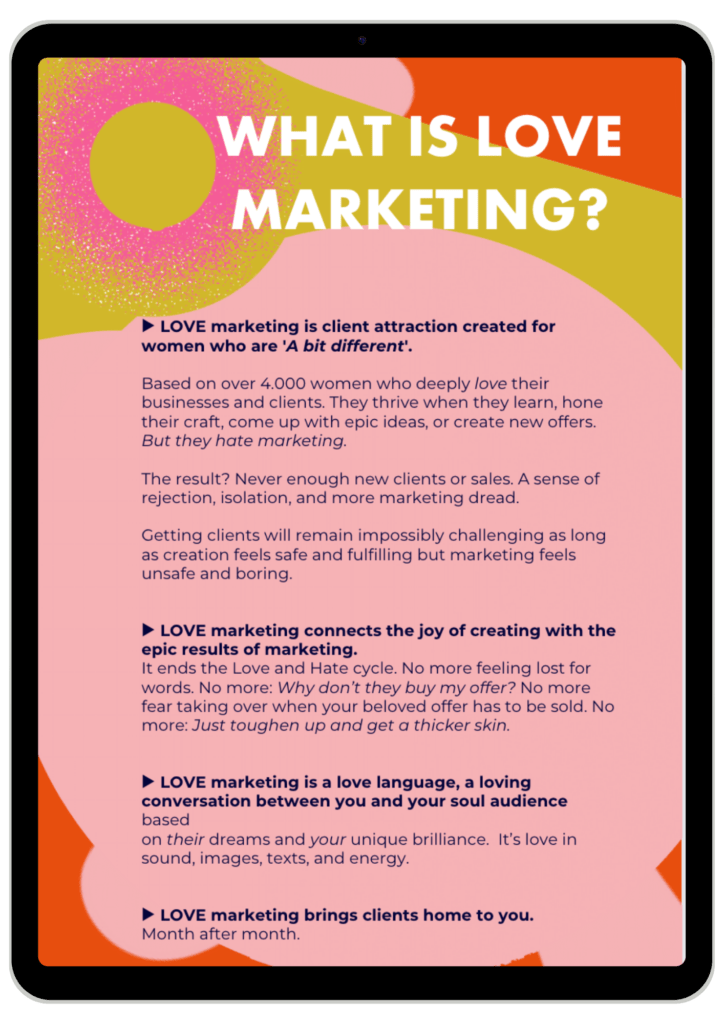 Love Marketing Love Language