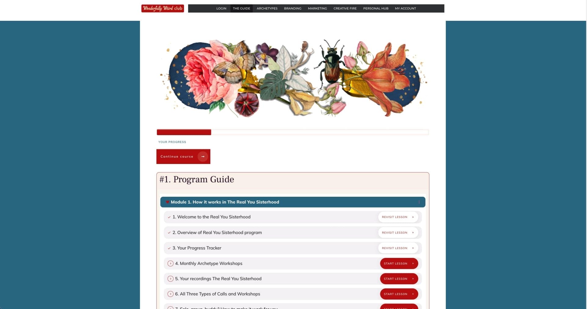 The Real You Program guide