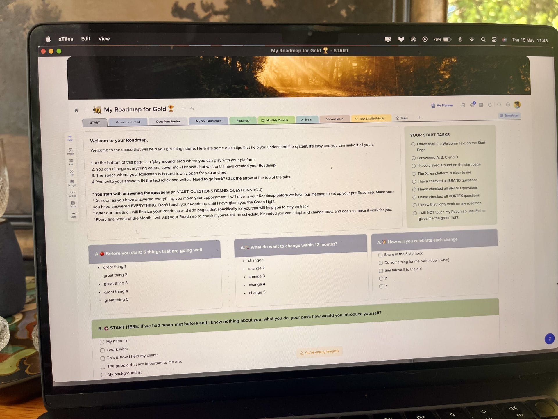 Real You Roadmap Start
