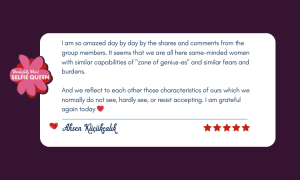 Show Yourself testimonials 2