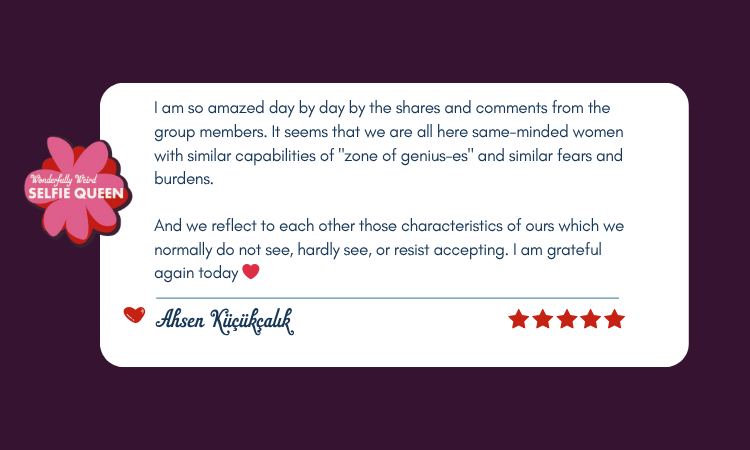 Show Yourself testimonials 2
